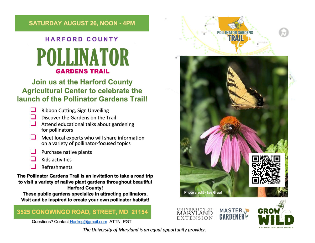 Pollinator Garden Trail Flyer August 2023
